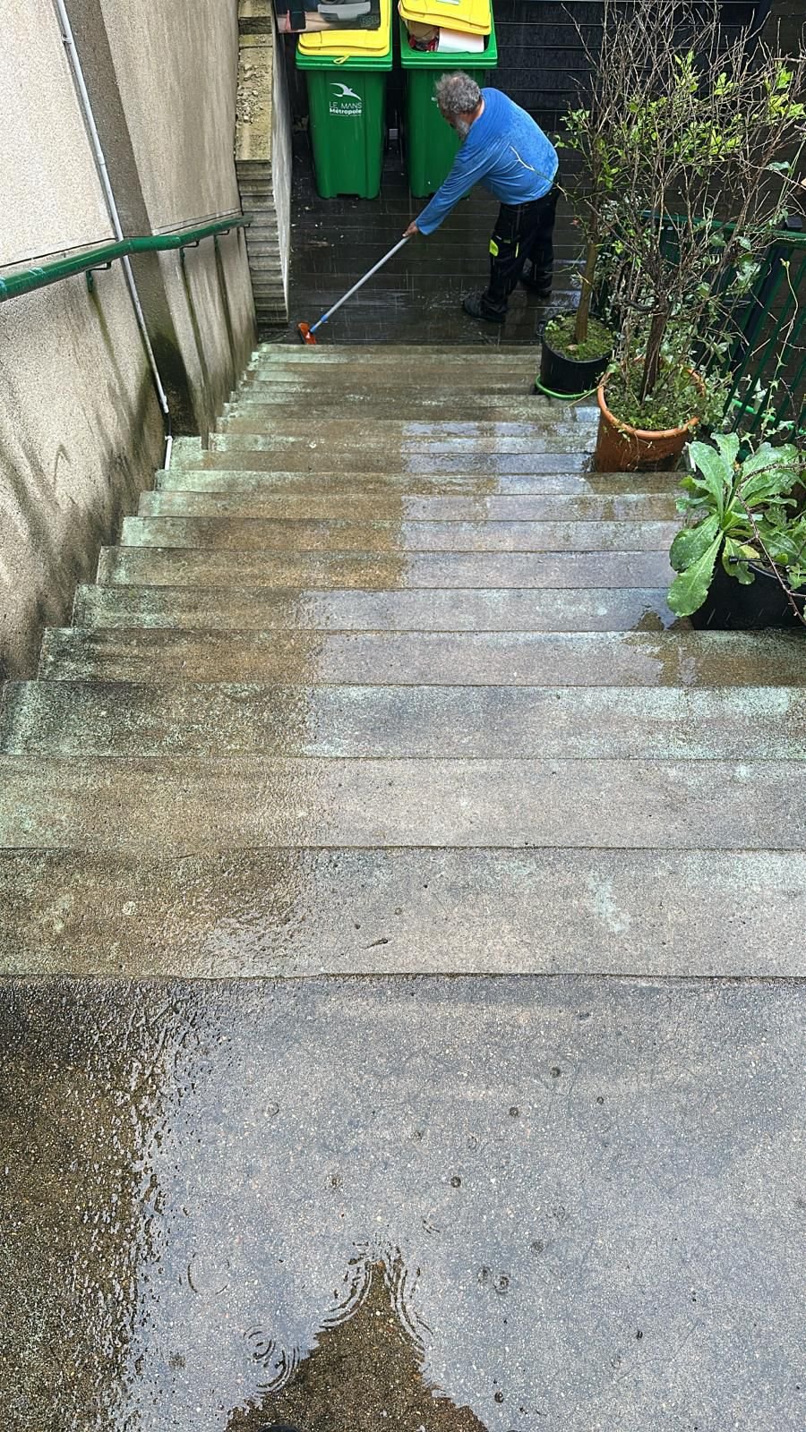 Remise en état des escaliers